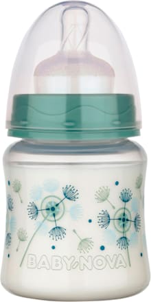 Biberon cu gât larg și tetină Baby-Nova