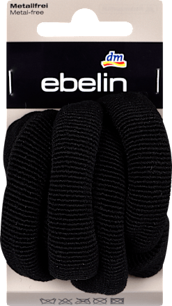 Gumice za kosu, velike – crna ebelin