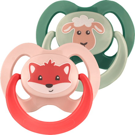 Suzete ortodontice,decorate multicolore,inel,talia 3+ Baby-Nova