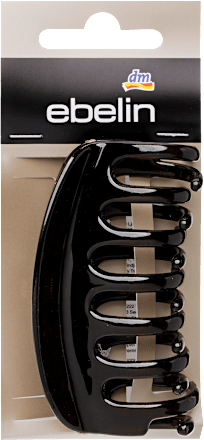 Kopča za kosu – velika, crna ebelin