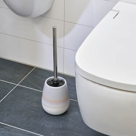 WC Büste aus Steinzeug, Farbverlauf/grau keine Marke