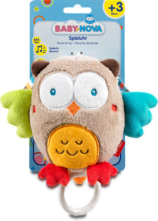 Plüsch Spieluhr Eule sortiert Baby-Nova