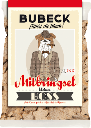 Hundeleckerli "Mitbringsel" Kekse mit Lamm, Hipster Edition verschiedene Motive, getreidefrei Bubeck