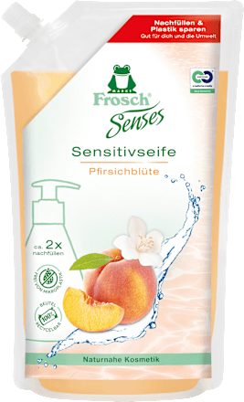 Flüssigseife Sensitiv Pfirsichblüte Nachfüllpack Frosch