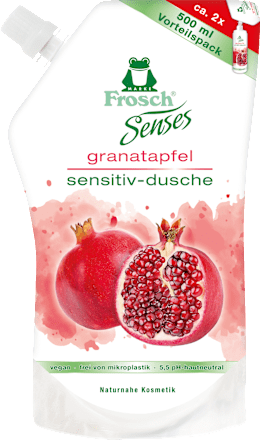 Duschgel Granatapfel Nachfüllpack Frosch Senses