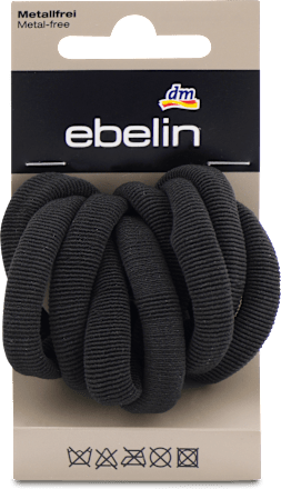 Gumice za kosu – crne mekane ebelin