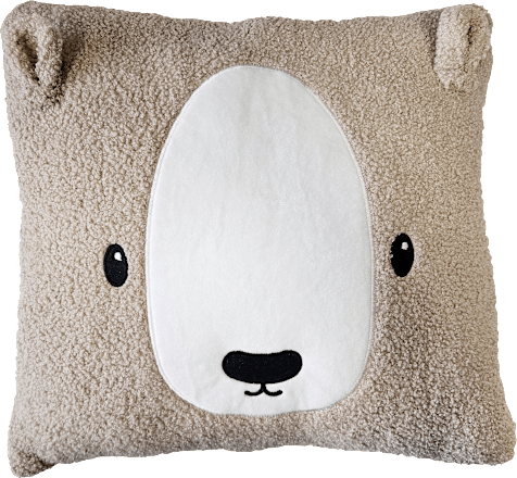 Kissen aus Teddystoff, Bär (40x40 cm) Dekorieren & Einrichten