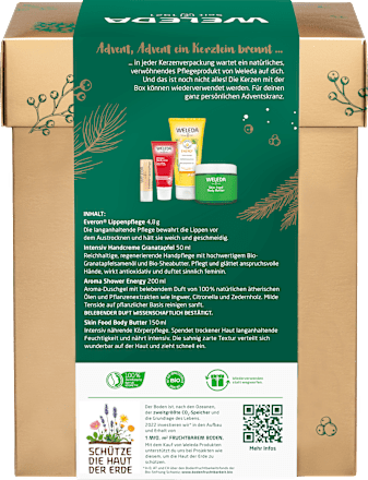 Adventskalender 2022 verwöhnende Geschenke, 4-teilig WELEDA