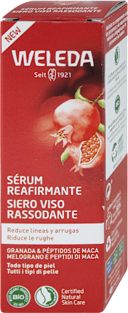 Siero viso rassodante al melograno e peptidi di maca WELEDA