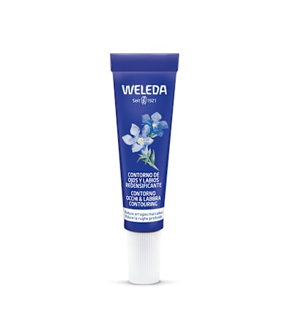Contorno occhi e labbra contouring con genziana blu e stella alpina WELEDA