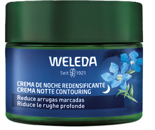 Crema notte contouring con genziana blu e stella alpina WELEDA