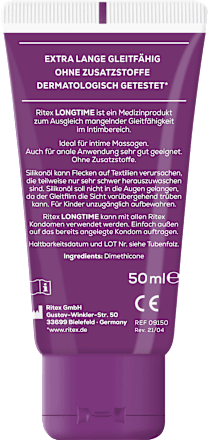 Gleitgel Longtime Medizinisches Silikonöl Ritex