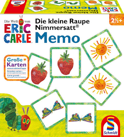 Kinderspiel Die kleine Raupe Nimmersatt Memo Schmidt Spiele