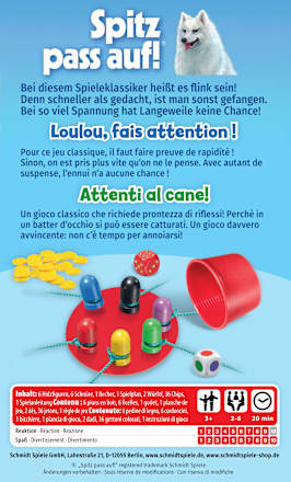 Kinderspiel Spitz pass auf! Schmidt Spiele