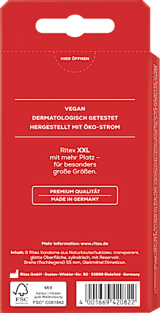 Kondome XXL Ritex