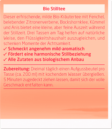 Stilltee Fenchel & Zitronenverbene (20 Beutel) WELEDA