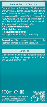 Haar-Tonikum Rosmarin WELEDA