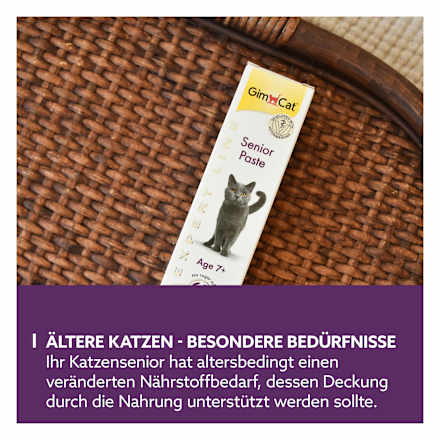 Nahrungsergänzung Katze, Senior Paste GimCat