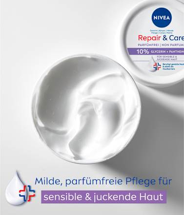 Pflegecreme Repair & Care Sensitive NIVEA
