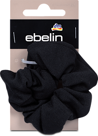 Scrunchie gumica za kosu – crna ebelin