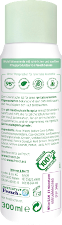 Duschgel Granatapfel sensitiv Frosch Senses