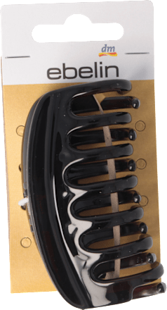 Kopča za kosu – velika, crna ebelin