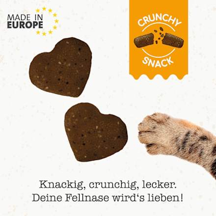 Katzenleckerli , Crunchy Snack mit Ente & Katzenminze GimCat