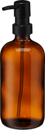 Seifenspender aus Glas, braun (500ml) keine Marke