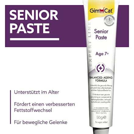 Nahrungsergänzung Katze, Senior Paste GimCat
