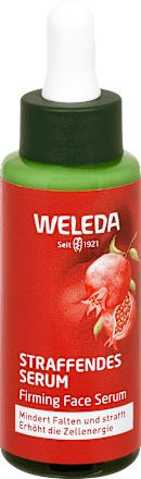 zpevňující pleťové sérum granátové jablko a maca peptida WELEDA