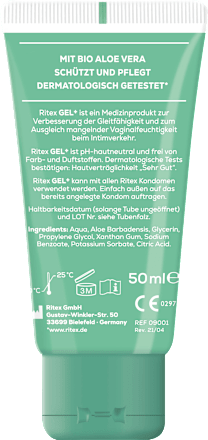 Gleitgel Bio Aloe Vera Ritex