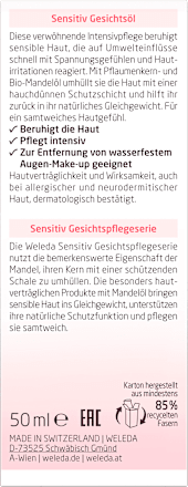 Gesichtsöl Mandel Sensitiv WELEDA
