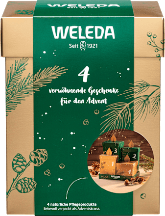 Adventskalender 2022 verwöhnende Geschenke, 4-teilig WELEDA