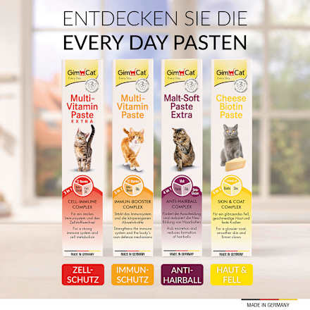 Nahrungsergänzung Katze, Multi-Vitamin-Paste Extra  GimCat