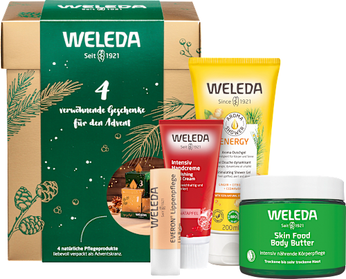 Adventskalender 2022 verwöhnende Geschenke, 4-teilig WELEDA