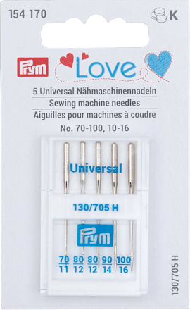 Nähmaschinennadeln, 130/705 "Standard", 70-100  Prym