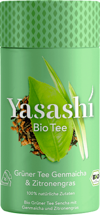 Grüner Tee Genmaicha, Zitronengras (16 Beutel) Yasashi