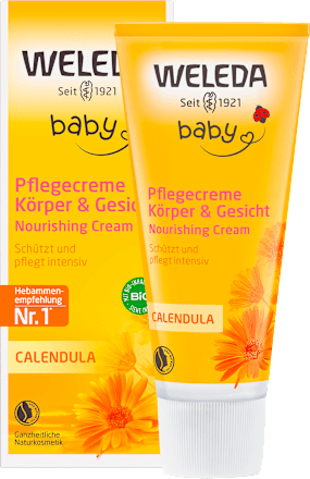 Hidratantna krema za osjetljivu i suhu kožu beba s nevenom WELEDA baby