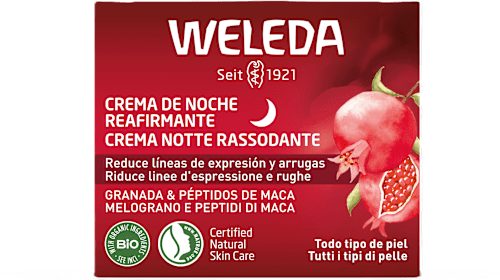 Crema da notte rassodante con melograno  WELEDA