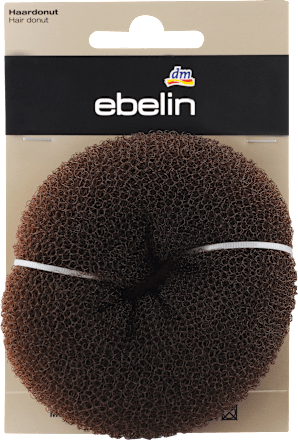 Výplň do drdolu veľká - hnedá ebelin