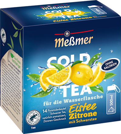 Eistee Zitrone mit Schwarztee (14 Beutel) Meßmer