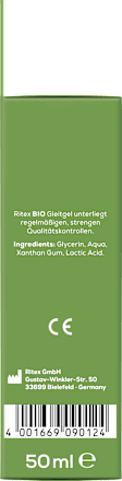 Bio Veganes Gleitgel Ritex