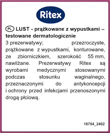 Prezerwatywy Lust Ritex