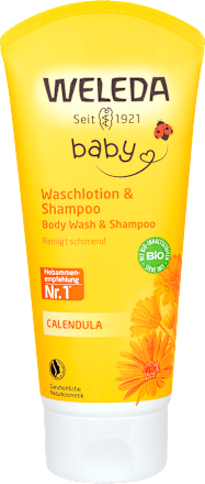 měsíčkový mycí krém a šampon WELEDA baby