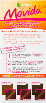 Haartönung 26 Goldbraun  Movida
