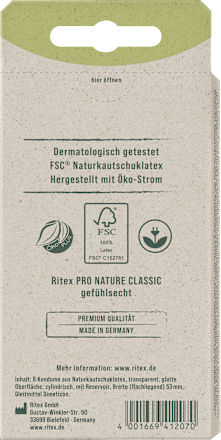Kondome Pro Nature Classic Ritex