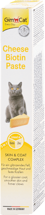 Pasta pre mačky Cheese Biotin so Skin-Coat komplexom GimCat