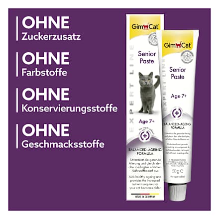 Nahrungsergänzung Katze, Senior Paste GimCat