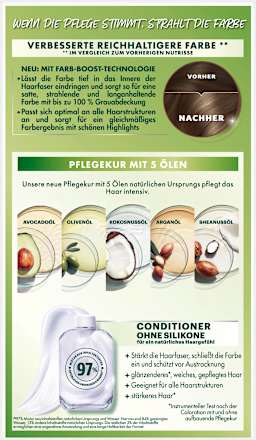 Haarfarbe 5 Mocca Hellbraun  GARNIER NUTRISSE