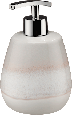 Seifenspender aus Steinzeug, Farbverlauf/grau keine Marke